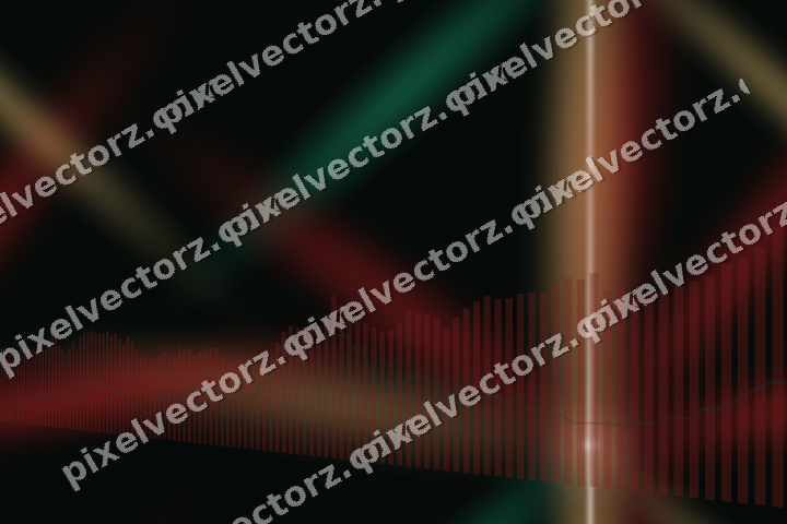 Nahtloser Neon Diagramm Hintergrund in Rot und Grün