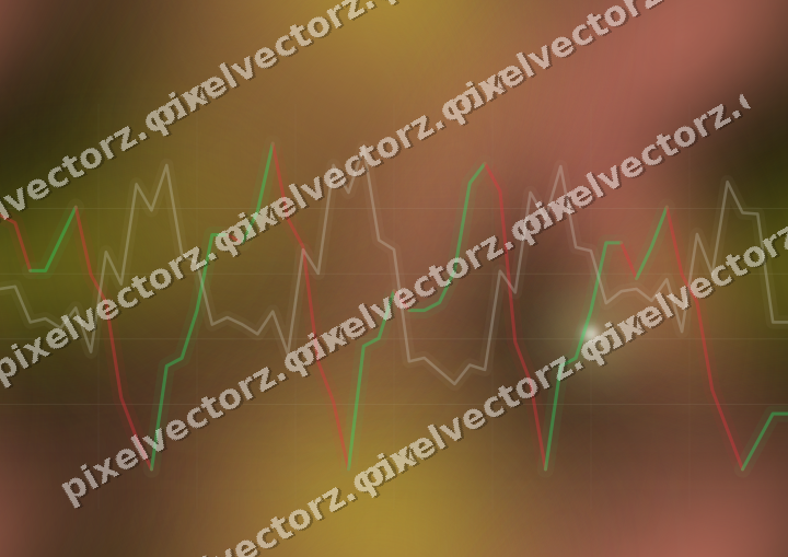 Nahtloser Neon Diagramm Hintergrund in Gelb und Rot