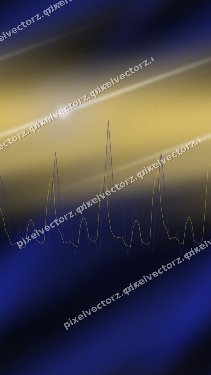 Nahtloser Neon Diagramm Hintergrund in Blau und Bernstein