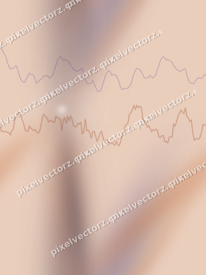 Nahtloser Pastell Diagramm Hintergrund in Orange und Blau