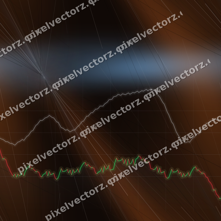 Nahtloser Neon Diagramm Hintergrund in Blau und Orange