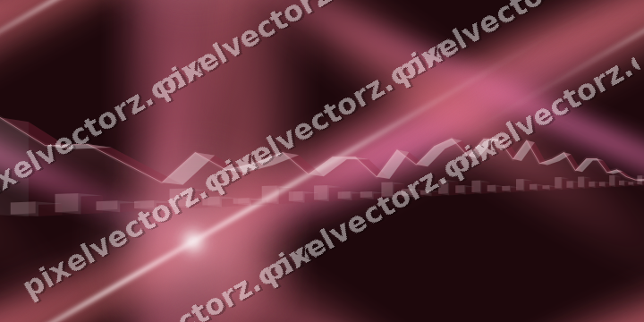 Nahtloser Neon Diagramm Hintergrund in Rosa und Rot