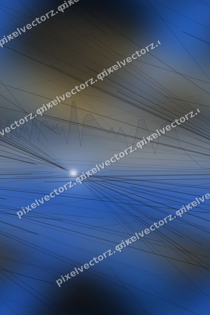 Nahtloser Neon Diagramm Hintergrund in Blau und Bernstein