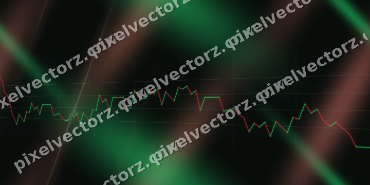 Nahtloser Neon Diagramm Hintergrund in Grün und Rot