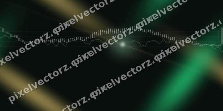 Nahtloser Neon Diagramm Hintergrund in Grün und Bernstein