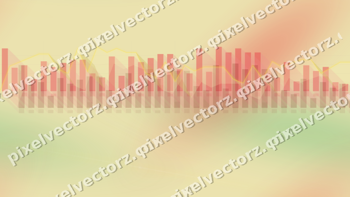 Nahtloser Pastell Diagramm Hintergrund in Rot und Orange