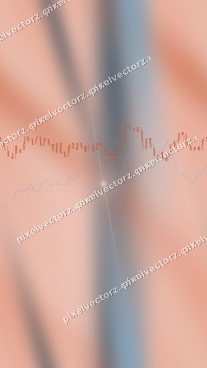 Nahtloser Pastell Diagramm Hintergrund in Orange und Türkis