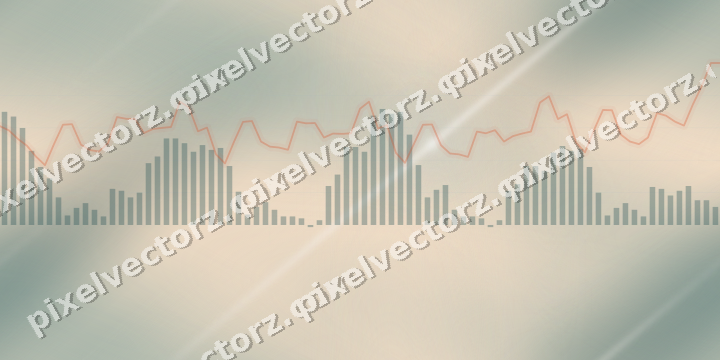 Nahtloser Pastell Diagramm Hintergrund in Dunkelpetrol und Orange