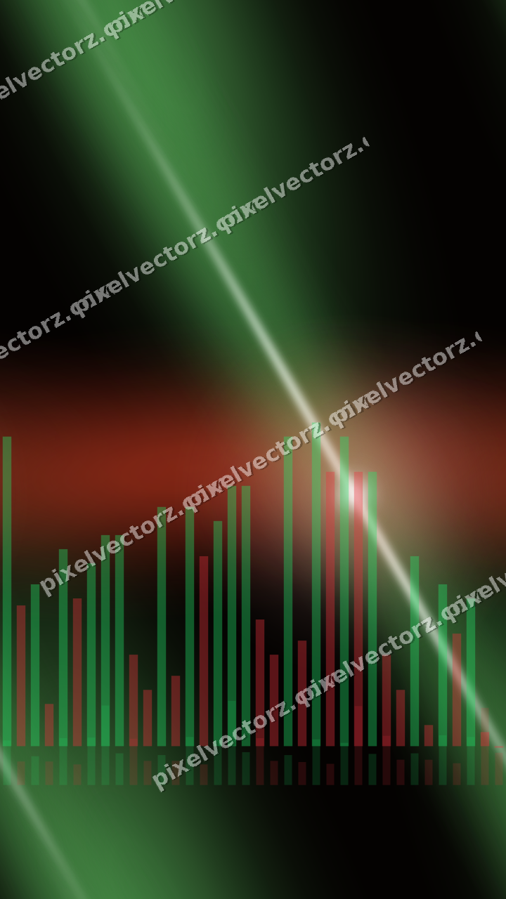 Nahtloser Neon Diagramm Hintergrund in Rot und Orange
