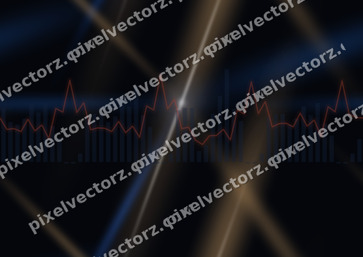 Nahtloser Neon Diagramm Hintergrund in Blau und Rot