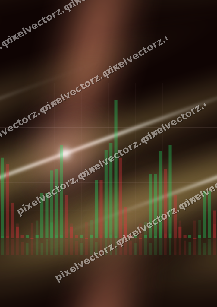 Nahtloser Neon Diagramm Hintergrund in Rot und Orange