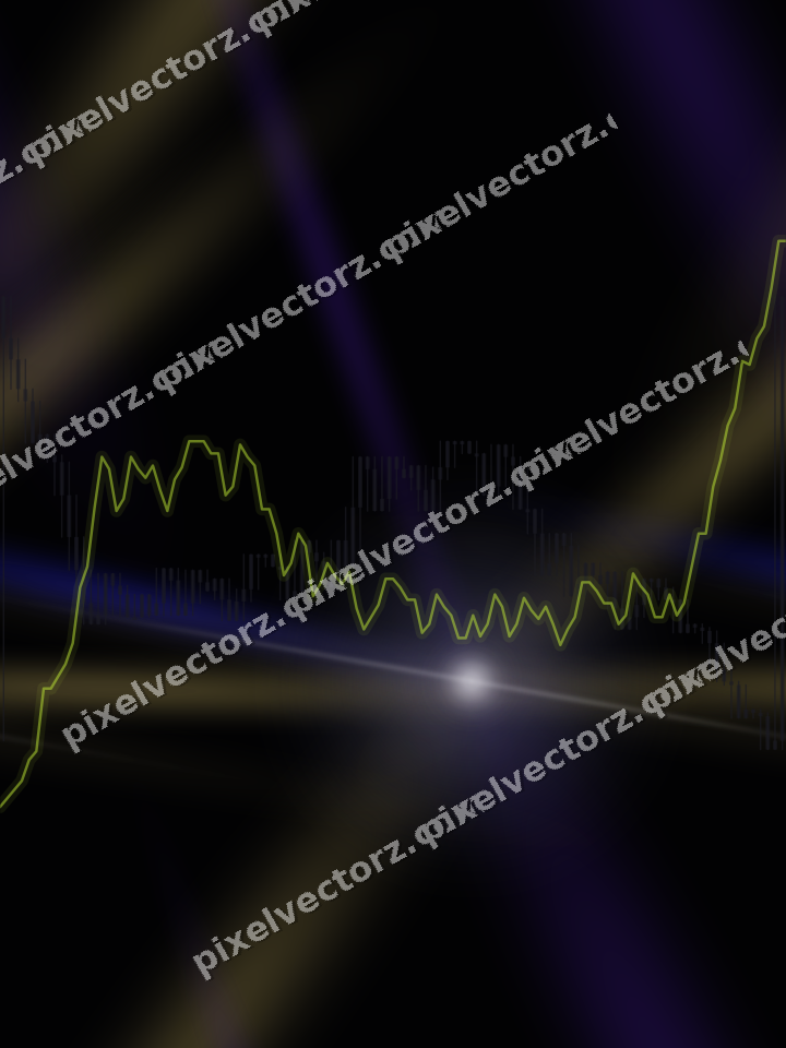 Nahtloser Neon Diagramm Hintergrund in Blau und Violett