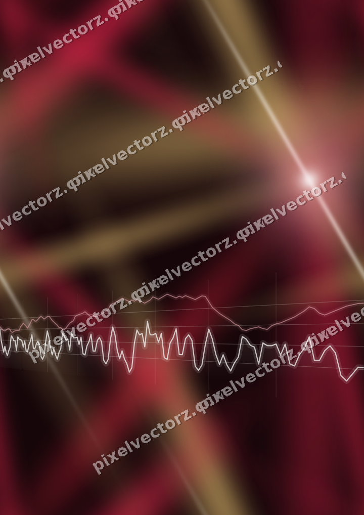 Nahtloser Neon Diagramm Hintergrund in Rosa und Rot