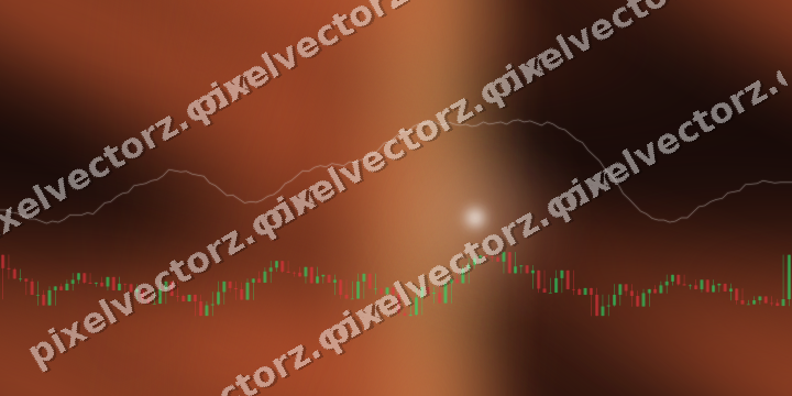Nahtloser Neon Diagramm Hintergrund in Orange und Bernstein