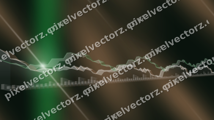 Nahtloser Neon Diagramm Hintergrund in Grün und Rot
