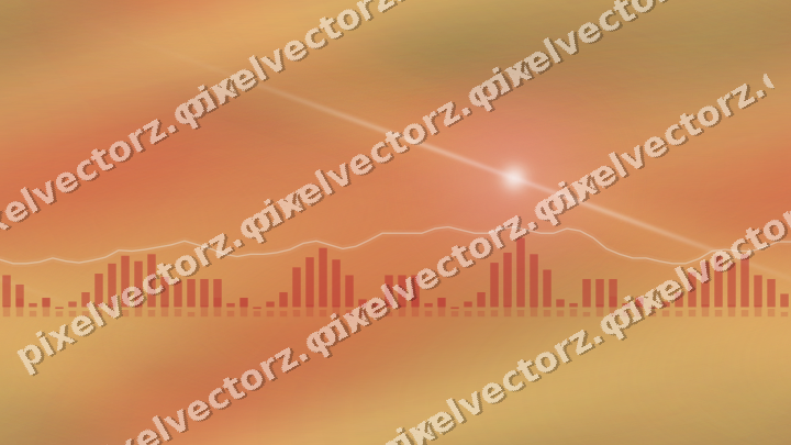 Nahtloser Neon Diagramm Hintergrund in Rot und Bernstein
