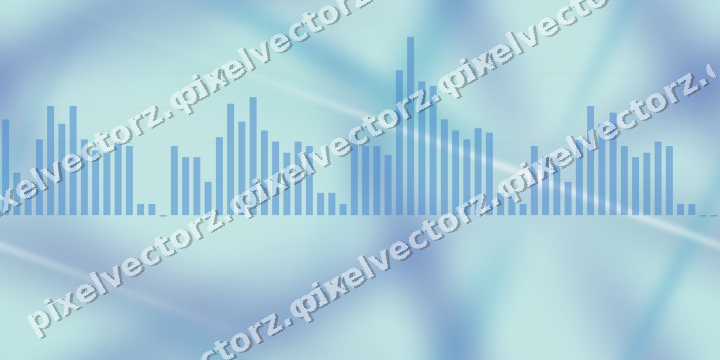 Nahtloser Pastell Diagramm Hintergrund in Blau und Türkis