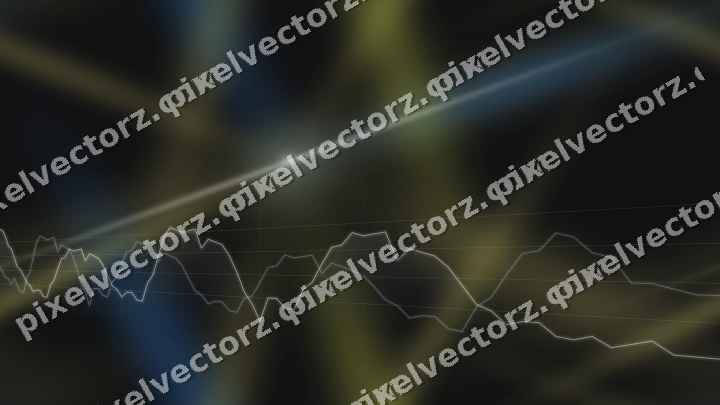 Nahtloser Neon Diagramm Hintergrund in Blau und Gelb