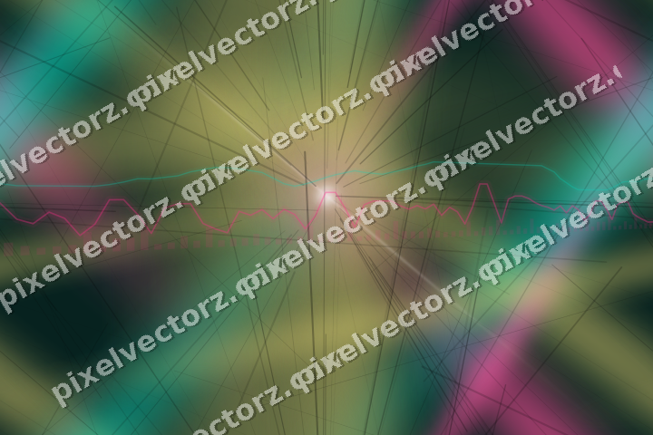 Nahtloser Neon Diagramm Hintergrund in Rosa und Orange