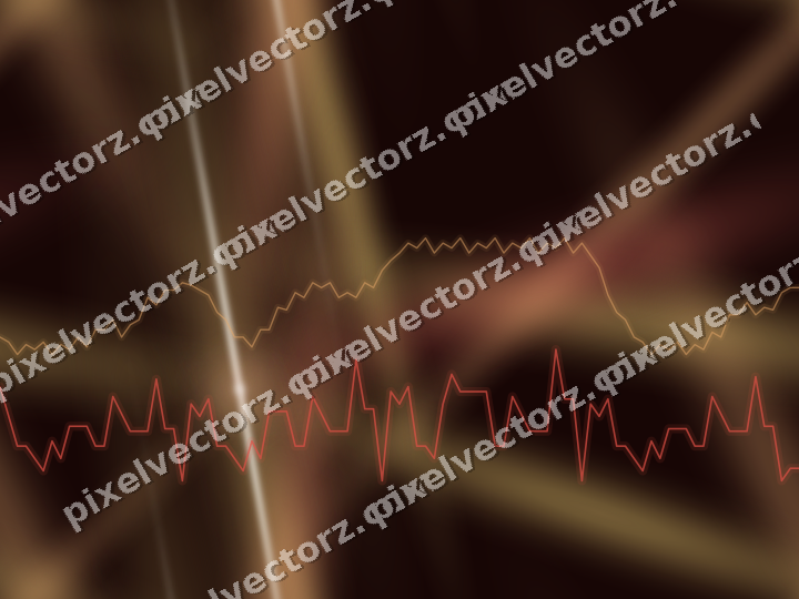 Nahtloser Neon Diagramm Hintergrund in Rot und Orange