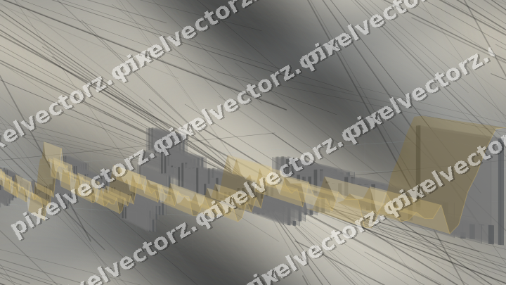 Nahtloser Neon Diagramm Hintergrund in Bernstein und Grau