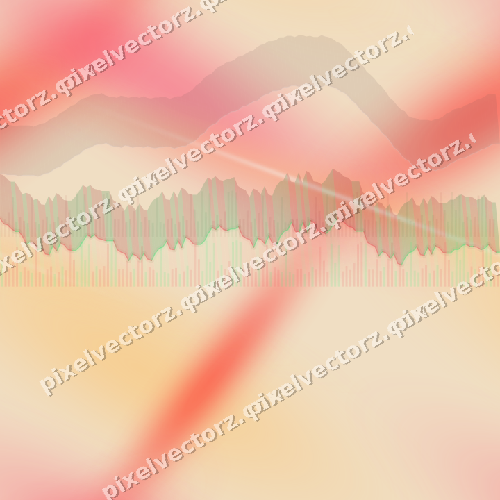 Nahtloser Pastell Diagramm Hintergrund in Rot und Orange