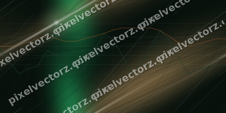 Nahtloser Neon Diagramm Hintergrund in Grün und Orange