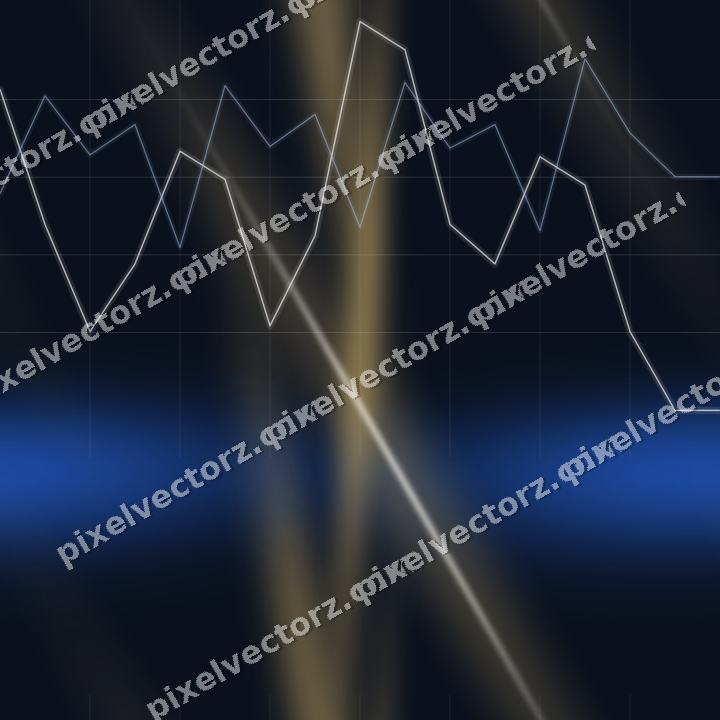 Nahtloser Neon Diagramm Hintergrund in Blau und Bernstein