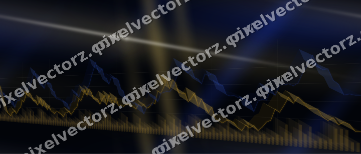 Nahtloser Neon Diagramm Hintergrund in Bernstein und Blau