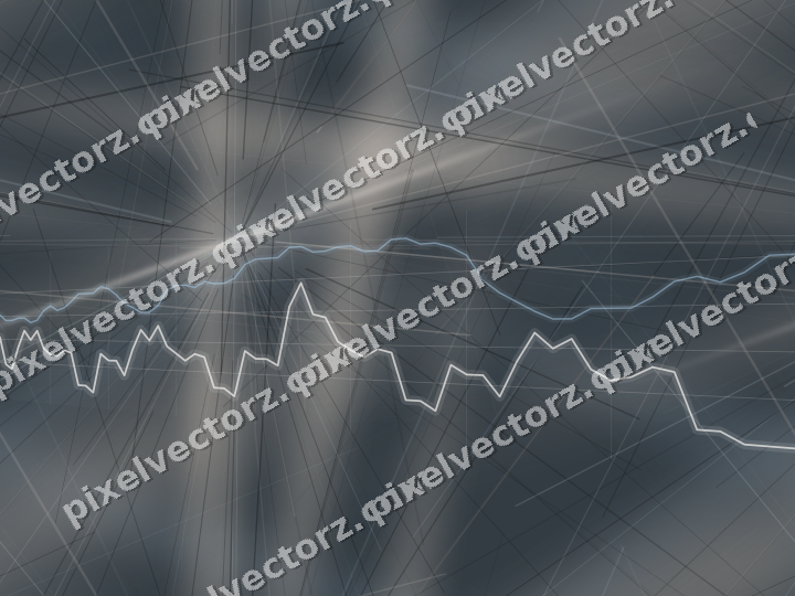 Nahtloser Neon Diagramm Hintergrund in Blau und Orange