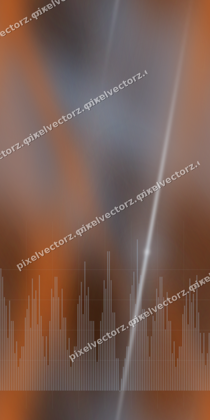 Nahtloser Neon Diagramm Hintergrund in Blau und Orange