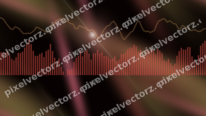 Nahtloser Neon Diagramm Hintergrund in Rot und Orange