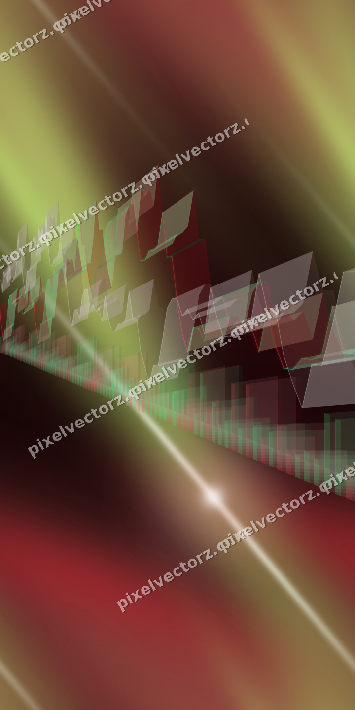 Nahtloser Neon Diagramm Hintergrund in Rot und Grün