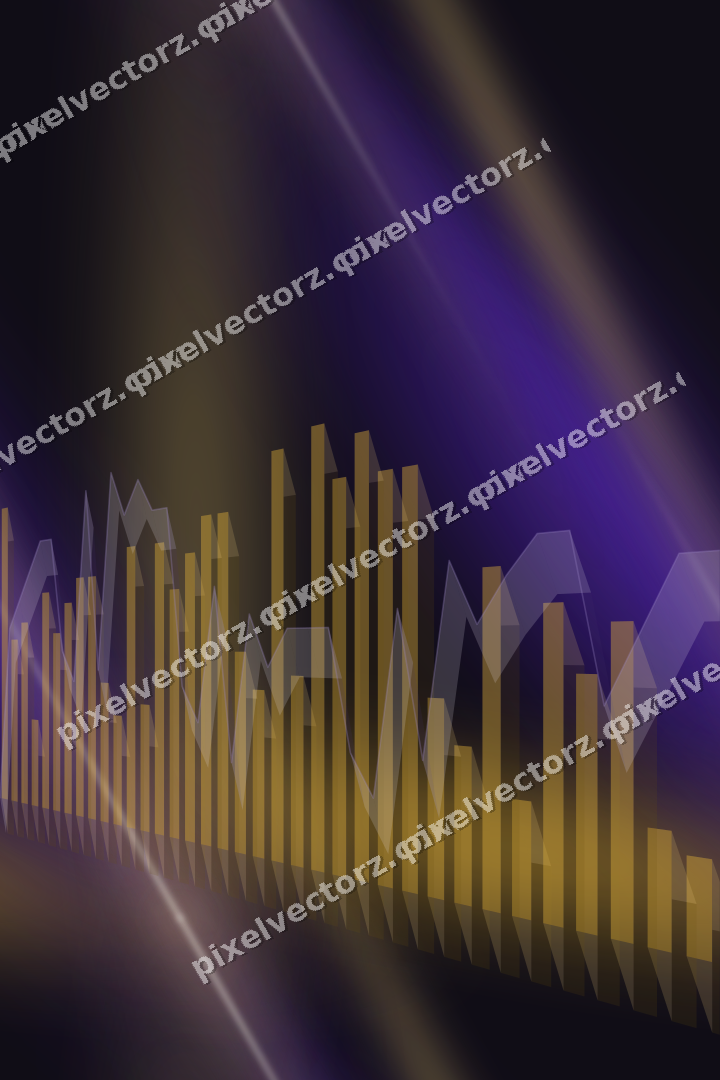 Nahtloser Neon Diagramm Hintergrund in Bernstein und Violett