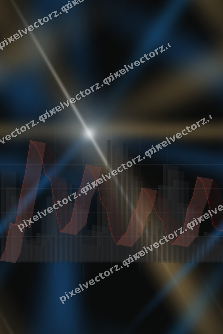 Nahtloser Neon Diagramm Hintergrund in Blau und Rot