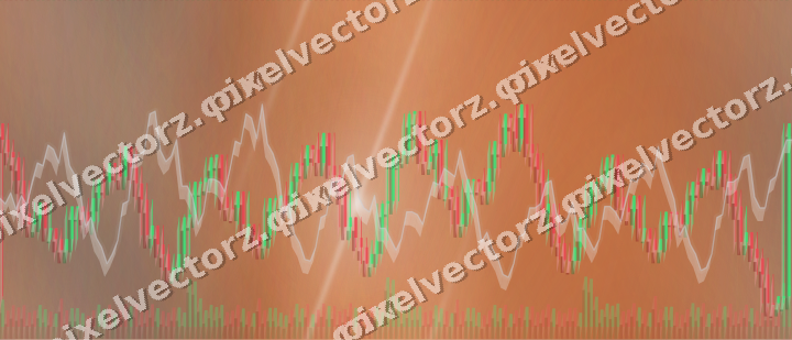 Nahtloser Pastell Diagramm Hintergrund in Dunkelblau und Orange