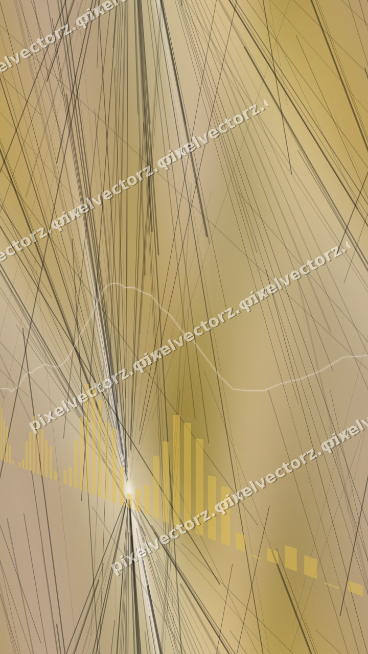 Nahtloser Neon Diagramm Hintergrund in Bernstein und Blassorange