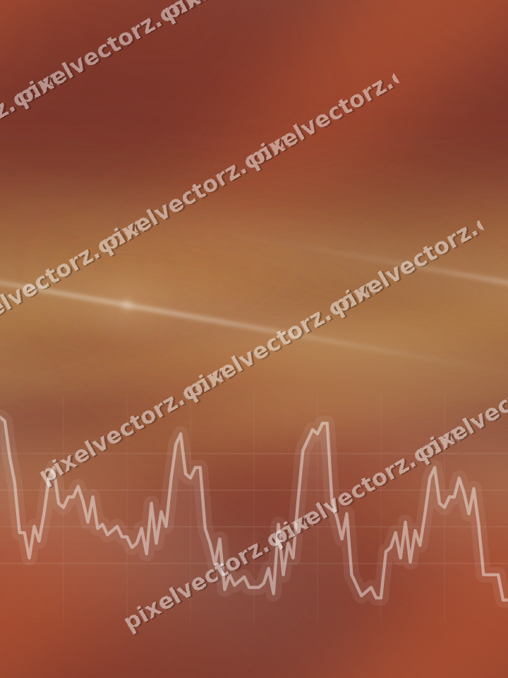 Nahtloser Neon Diagramm Hintergrund in Orange und Bernstein