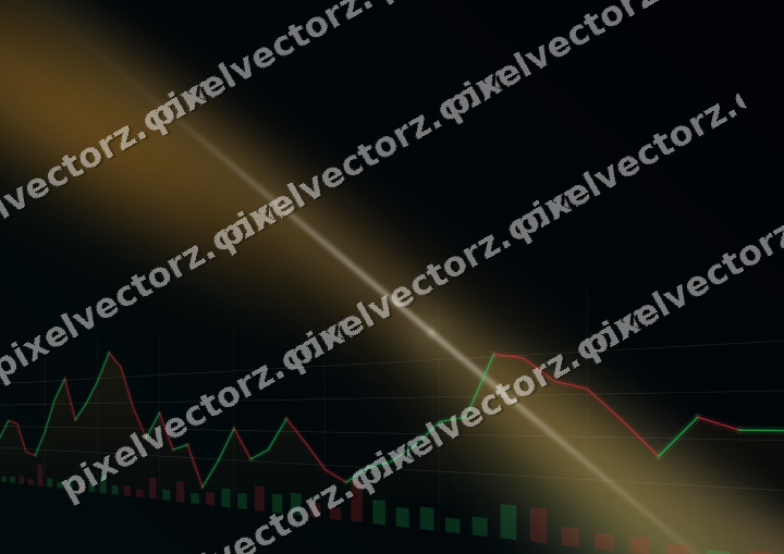 Leuchtender Neon Diagramm Hintergrund in Bernstein und Petrol
