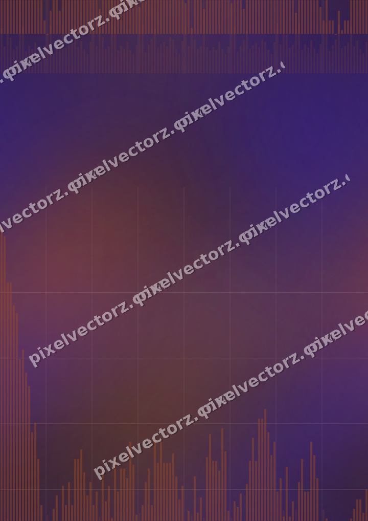 Nahtloser Neon Diagramm Hintergrund in Orange und Blau