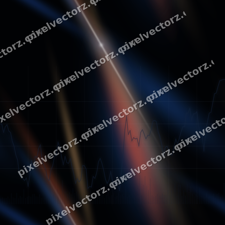 Nahtloser Neon Diagramm Hintergrund in Blau und Rot