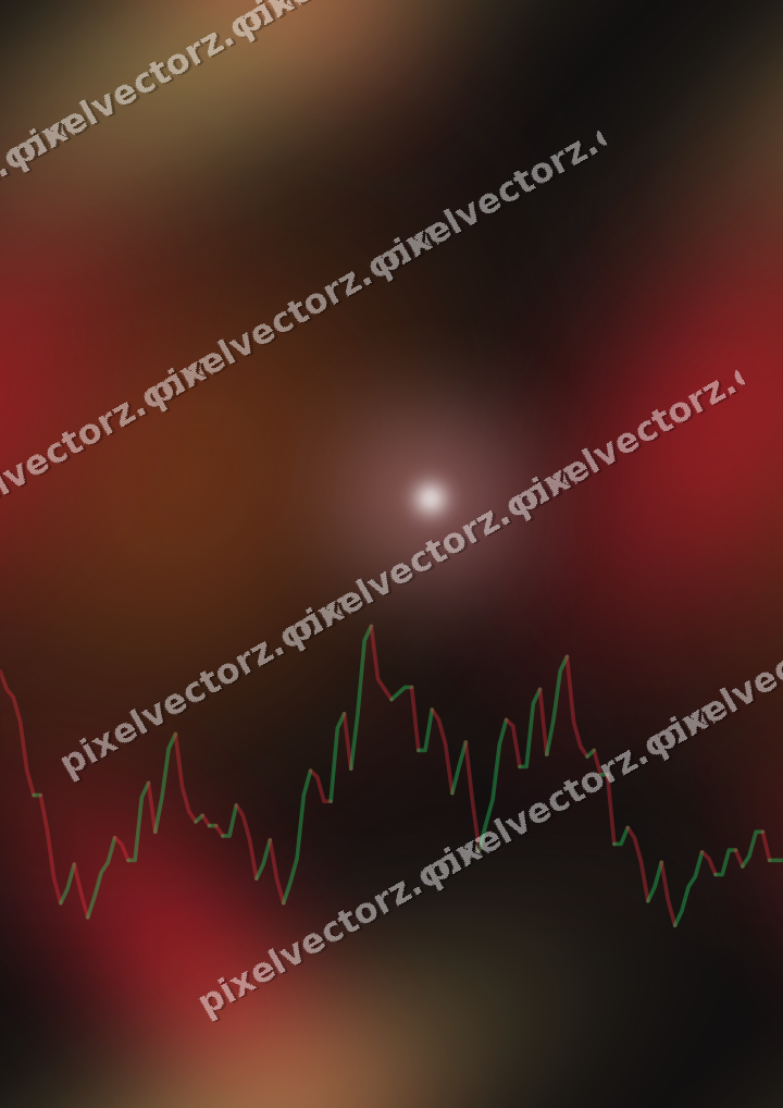 Nahtloser Neon Diagramm Hintergrund in Rot und Bernstein
