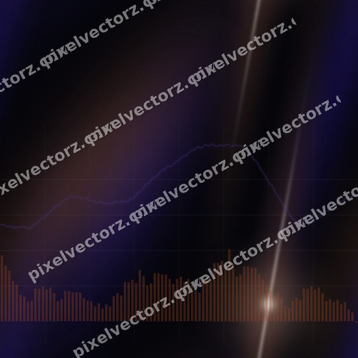 Nahtloser Neon Diagramm Hintergrund in Orange und Blau