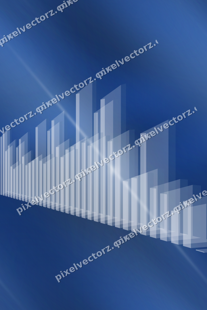 Nahtloser Neon Diagramm Hintergrund in Blau