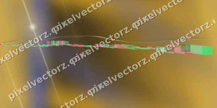 Nahtloser Neon Diagramm Hintergrund in Bernstein und Blau