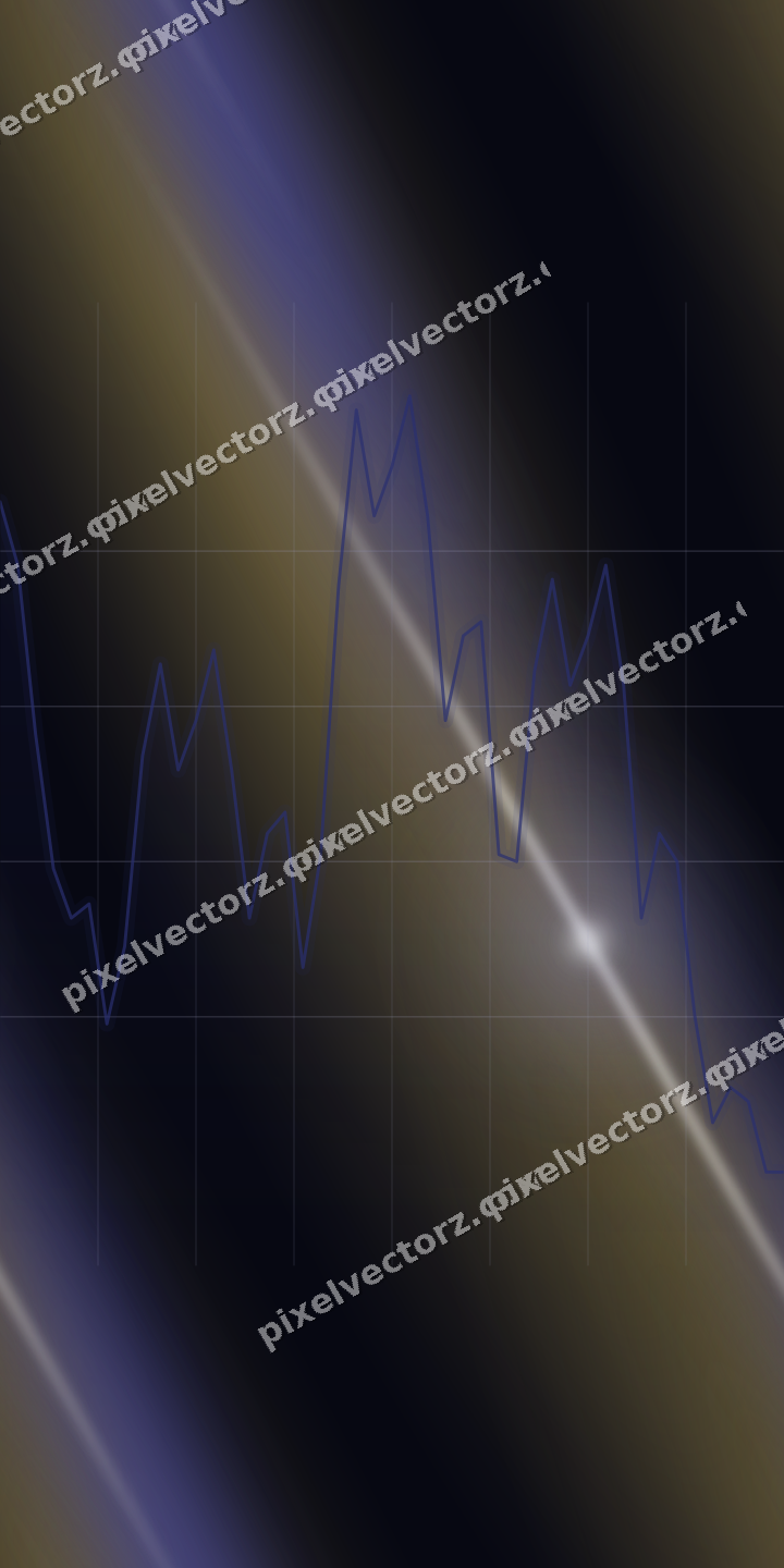 Nahtloser Neon Diagramm Hintergrund in Blau und Bernstein
