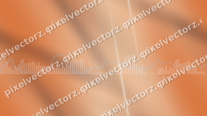 Nahtloser Pastell Diagramm Hintergrund in Dunkelblau und Orange