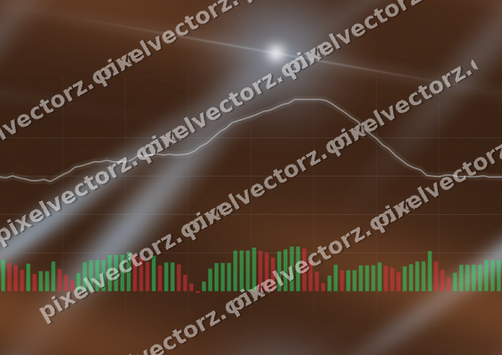 Nahtloser Neon Diagramm Hintergrund in Blau und Orange
