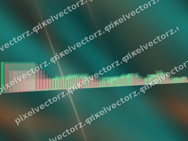 Nahtloser Neon Diagramm Hintergrund in Orange und Petrol