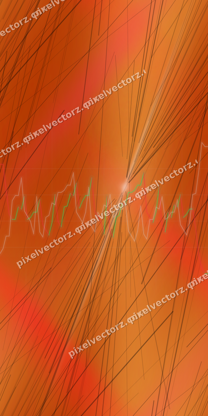 Nahtloser Neon Diagramm Hintergrund in Rot und Orange